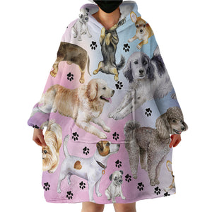 Therapeutic Blanket Hoodie - Breed Dogs (Made to Order)