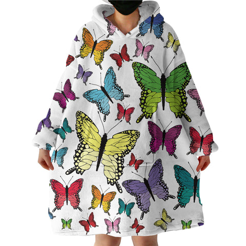 Therapeutic Blanket Hoodie - Butterfly Garden (Made to Order)