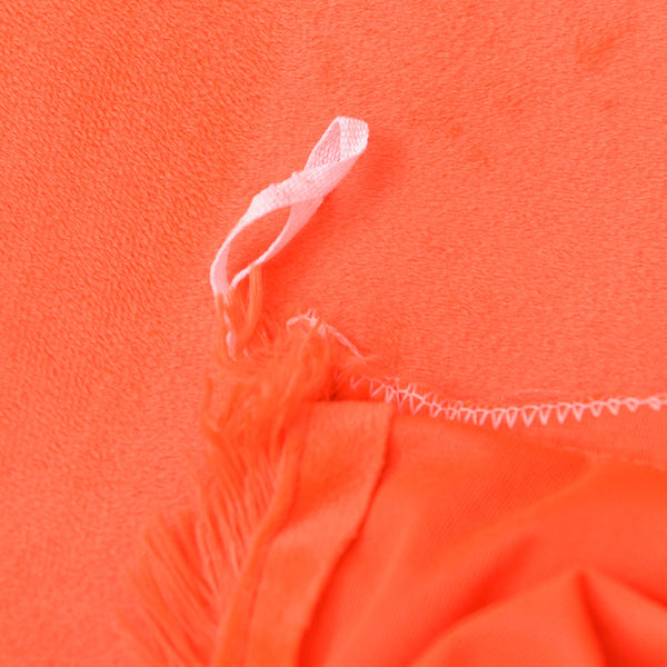 Therapeutic Fluffy Faux Mink & Velvet Fleece Quilt Cover Set - Orange