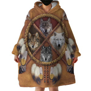 Therapeutic Blanket Hoodie - Foxes (Made to Order)