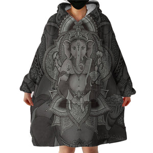 Therapeutic Blanket Hoodie - Ganesha (Made to Order)