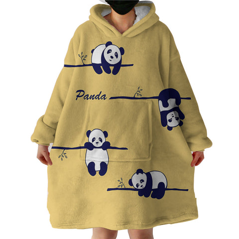 Therapeutic Blanket Hoodie - Panda on Tree (Made to Order)