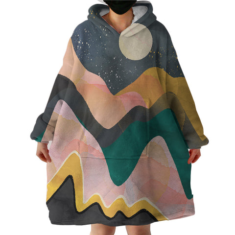 Therapeutic Blanket Hoodie - Mountains (Made to Order)