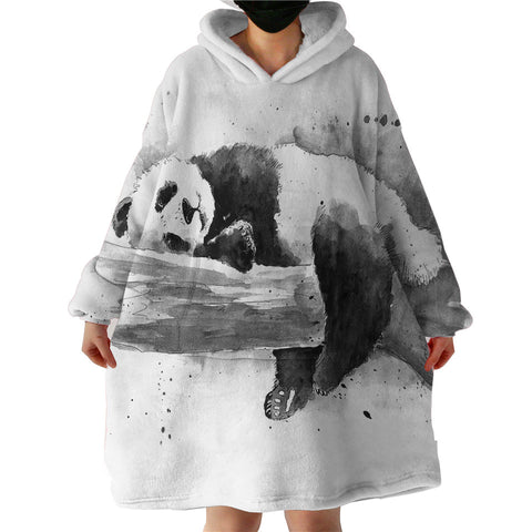 Therapeutic Blanket Hoodie - Panda Paint (Made to Order)