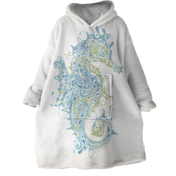 Therapeutic Blanket Hoodie - Seahorse (Made to Order)