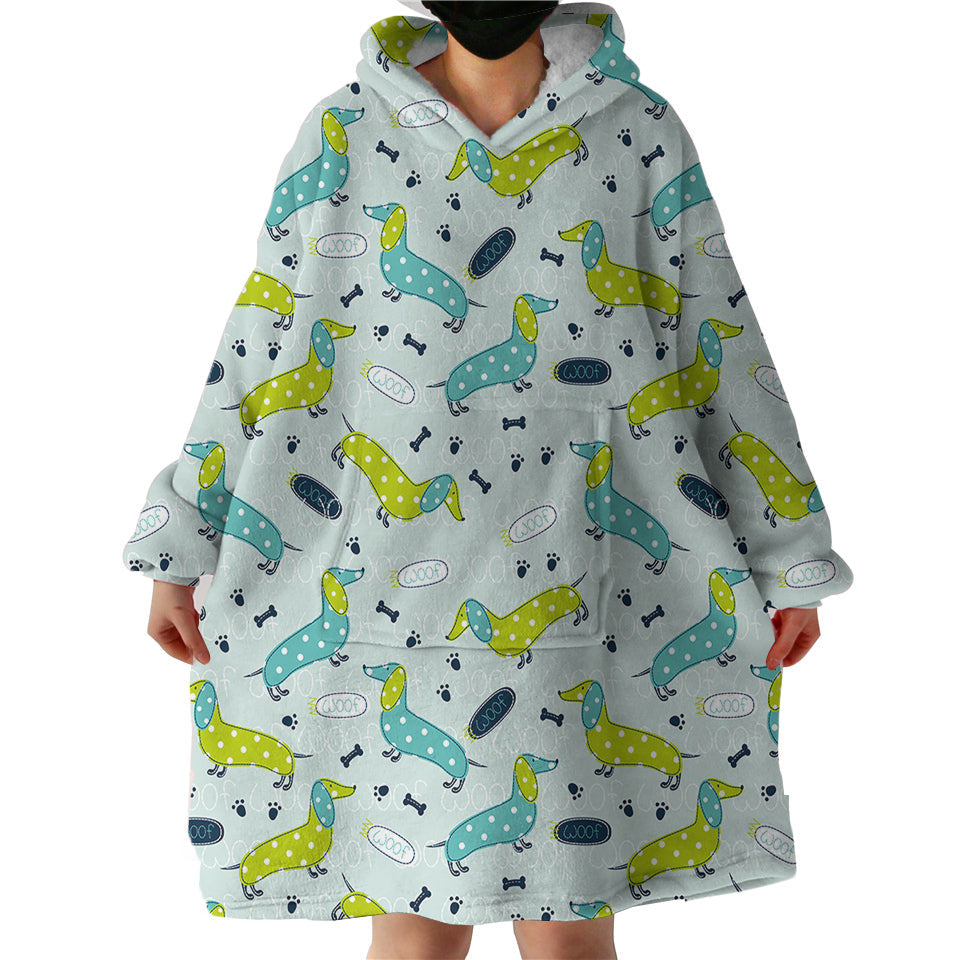 Therapeutic Blanket Hoodie Woof (Made to Order) – Bedding For All