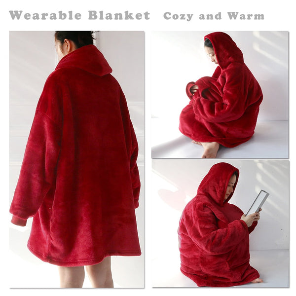 Therapeutic Blanket Hoodie - Flame Skull (Made to Order)