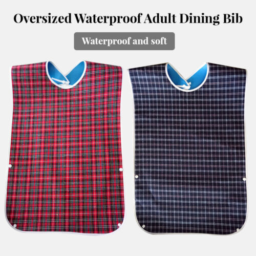 2 x Adult Bibs Waterproof Protectors / Protector Disability