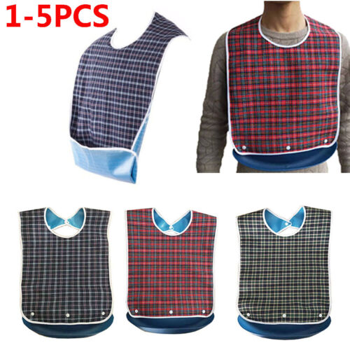 2 x Adult Bibs Waterproof Protectors / Protector Disability