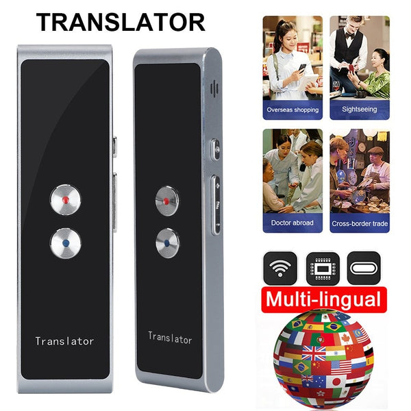 Smart Voice Translator Portable Two-Way Real Time 33 Language Translator Device