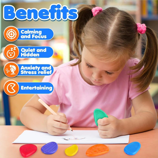 6PCS Sensory Stone Stress Relief