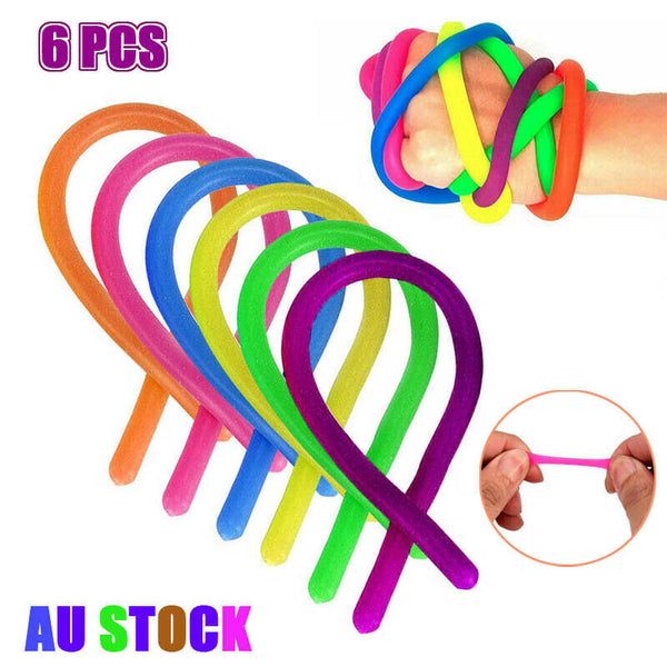 6 PCS Monkey Noodle Sensory Stress Relief