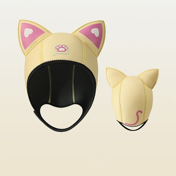 Cat Ears Diving Hood Neoprene 