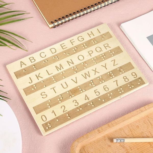 Braille Writing Slate with Stylus Portable Learning