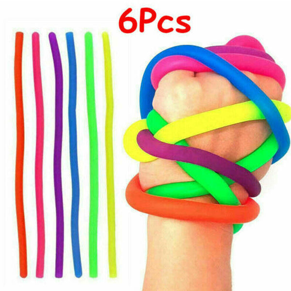 6 PCS Monkey Noodle Sensory Stress Relief