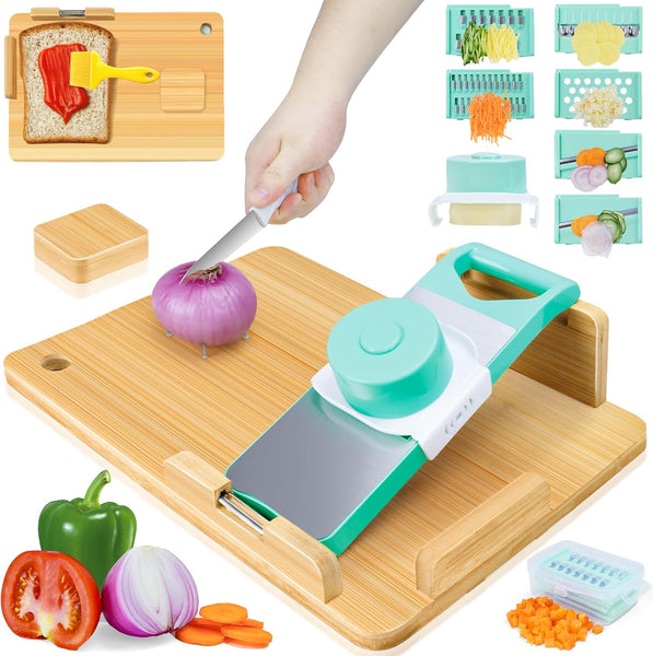 Adaptive One-Handed Cutting Board