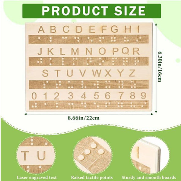 Braille Writing Slate with Stylus Portable Learning