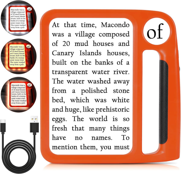 10X Full-Page Magnifying Glass 48 Lights