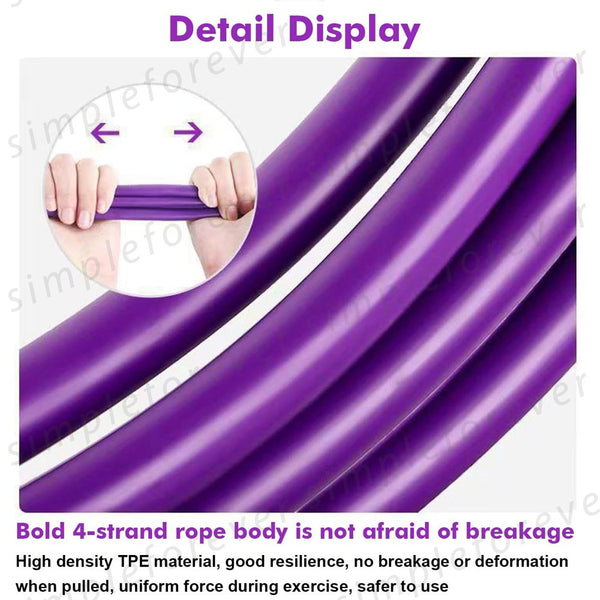 Exercise Tension Rope Foot Pedal 