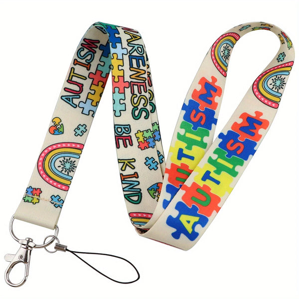 AUTISM Awareness Neck Lanyard 