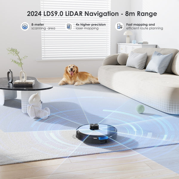Lubluelu Robot Vacuum & Mop Combo