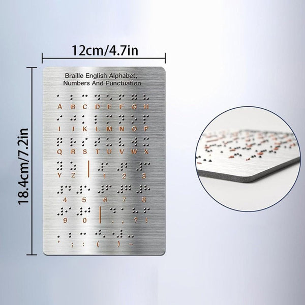 Professional Braille Learning Board Visual Impairment Aid