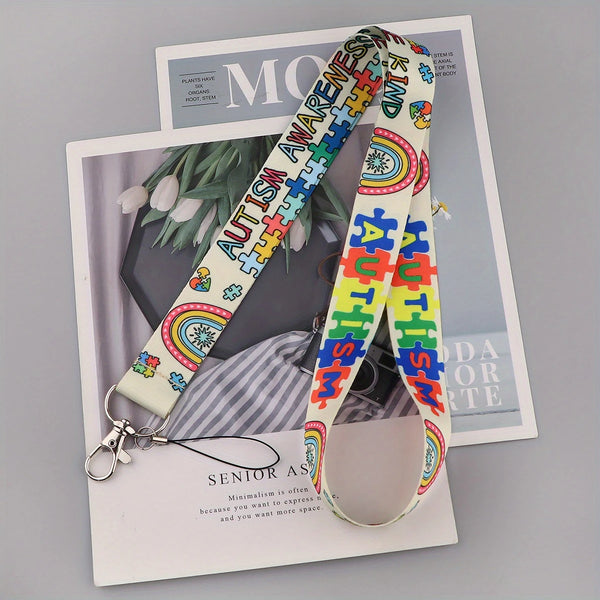 AUTISM Awareness Neck Lanyard 