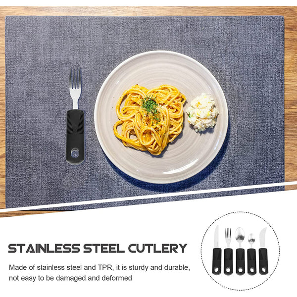 5PCS Cutlery Set Easy Grip 