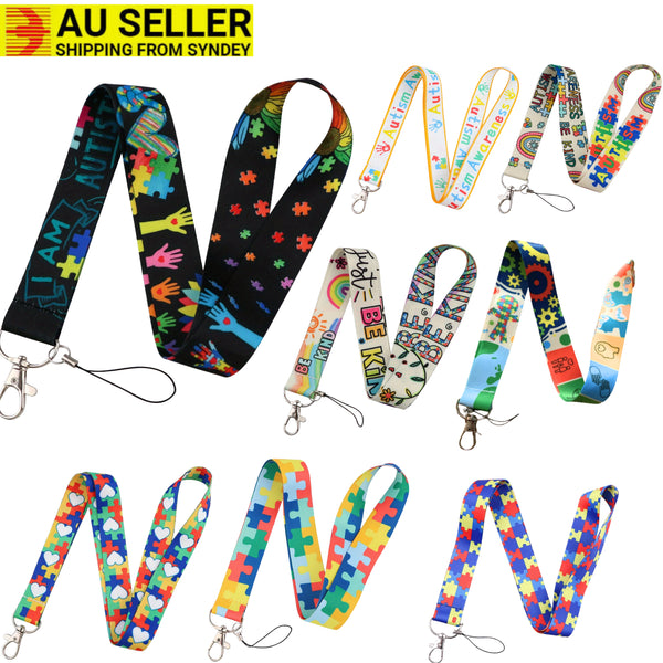 AUTISM Awareness Neck Lanyard 
