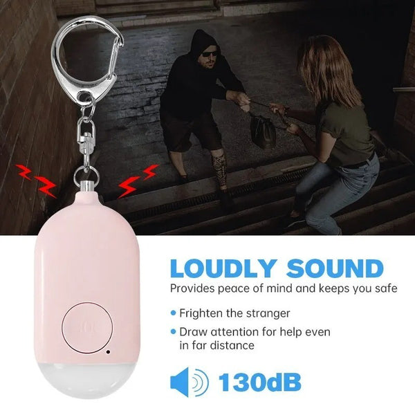 130Db Rechargeable Personal Safety Alarm 