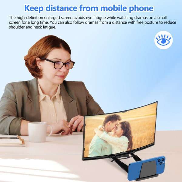 12/14" Smartphone Screen Magnifier 3D 