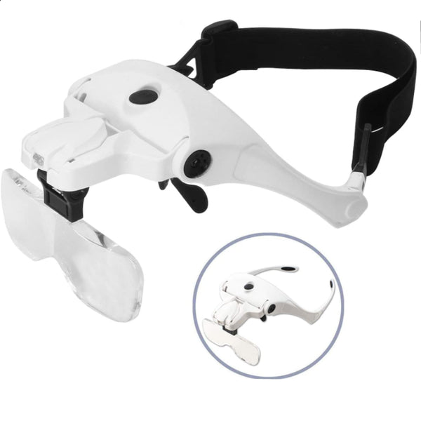5 Lens Magnifying Glasses with LED Light
