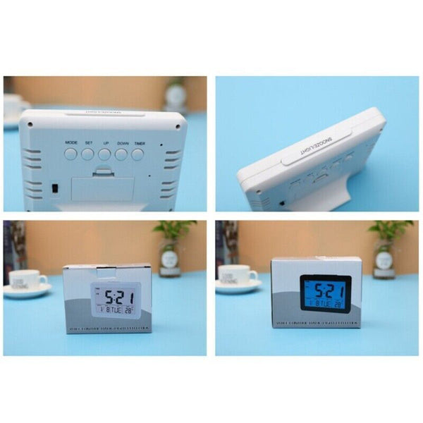 Digital Jumbo Clock with Calendar Temperature Clock