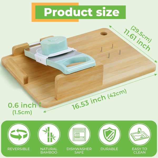 Adaptive One-Handed Cutting Board