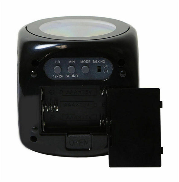 Clock LED Wall/Ceiling Projection LCD Digital Voice 