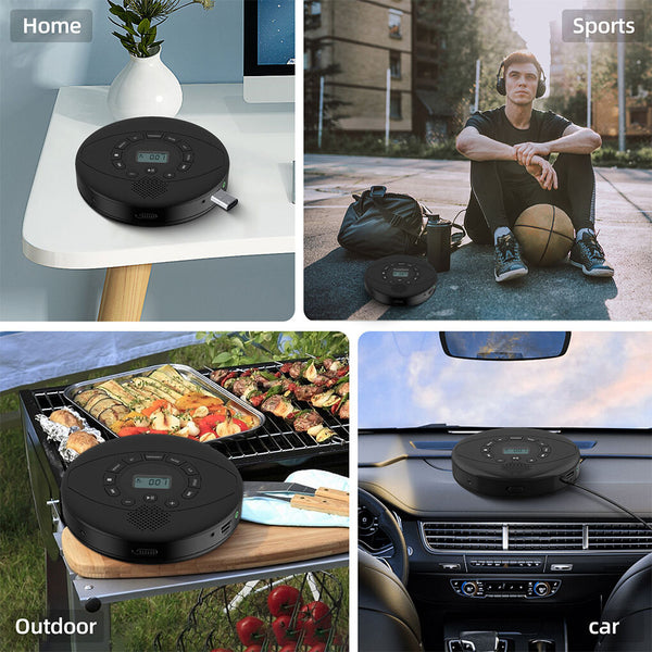 CD Player with Speaker Bluetooth Audiobook