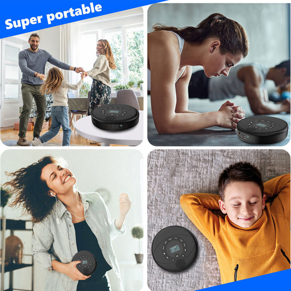CD Player with Speaker Bluetooth Audiobook