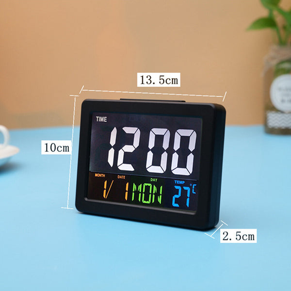 Digital Jumbo Clock with Calendar Temperature Clock