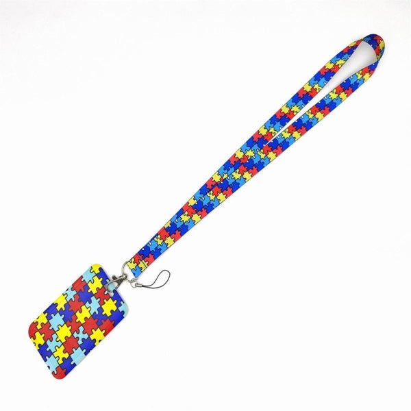 Vibranting Autism Designs Lanyard 