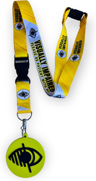Visually Impaired - Please Be Patient with Me Lanyard 