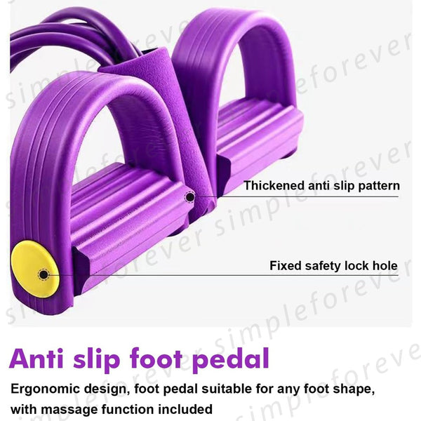 Exercise Tension Rope Foot Pedal 