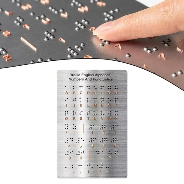 Professional Braille Learning Board Visual Impairment Aid