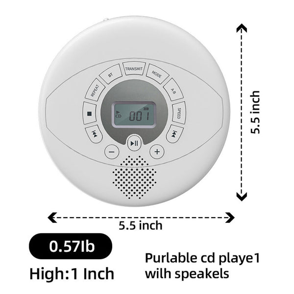 CD Player with Speaker Bluetooth Audiobook
