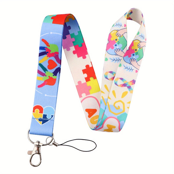 AUTISM Awareness Neck Lanyard 