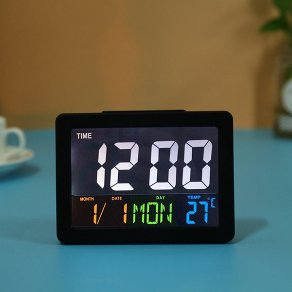 Digital Jumbo Clock with Calendar Temperature Clock