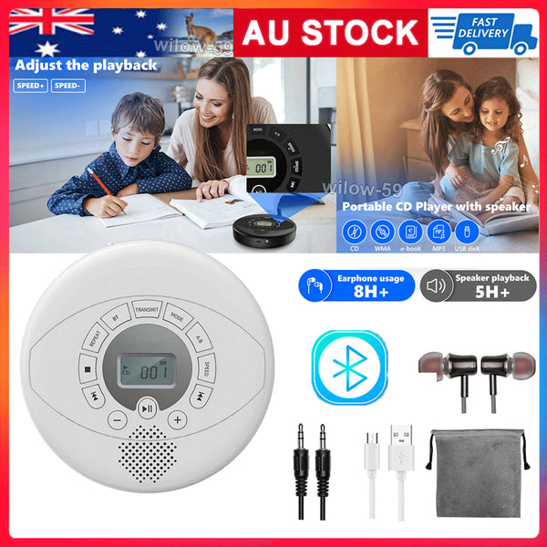 CD Player with Speaker Bluetooth Audiobook