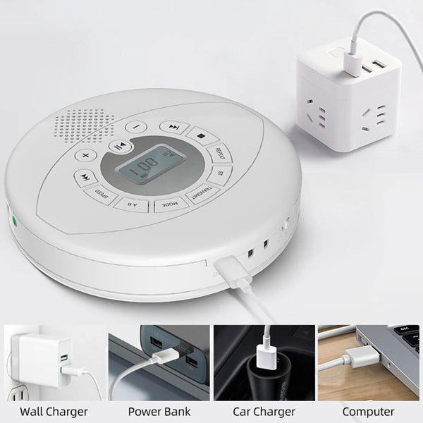 CD Player with Speaker Bluetooth Audiobook