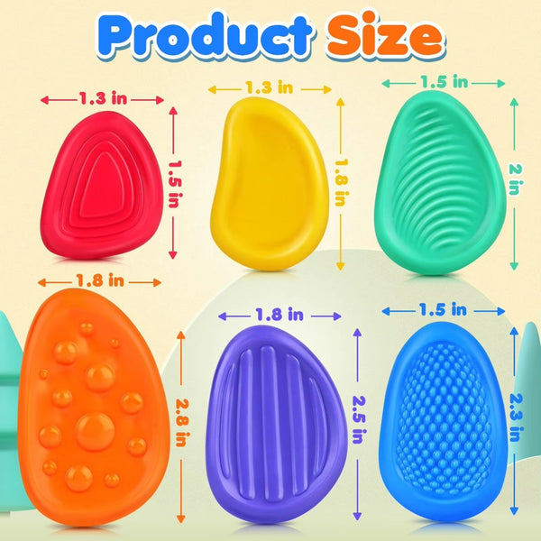 6PCS Sensory Stone Stress Relief