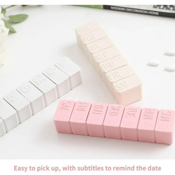 Weekly Pill Organizer 7 Day Medicine