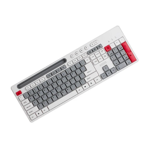 Marvo WS009 Wireless 2.4Ghz Three Color Key Cap Scheme Keyboard and Mute Switch